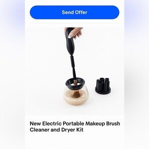 New Electric Portable Makeup Brush Cleaner and Dryer Kit